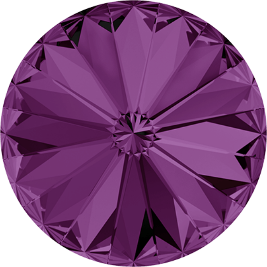 Picture of Swarovski 1122 Rivoli Round Stone 8mm-SS39 Amethyst x1