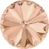 Picture of Swarovski 1122 Rivoli Round Stone 14mm Light Peach x1
