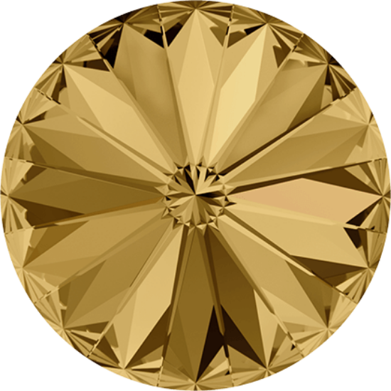Picture of Swarovski 1122 Rivoli Round Stone 14mm Light Colorado Topaz x1
