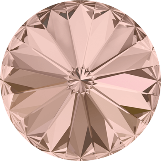 Picture of Swarovski 1122 Rivoli Round Stone 14mm Vintage Rose x1