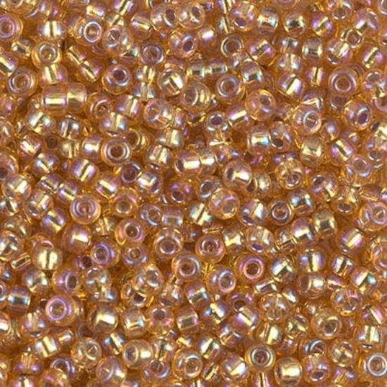 Picture of Miyuki Rocaille 8/0 1004 Silver Lined Dark Gold AB x10g