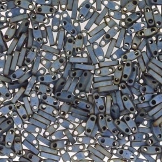 Picture of Miyuki Quarter Tila 2002 Mat Metallic Silver Grey x5g
