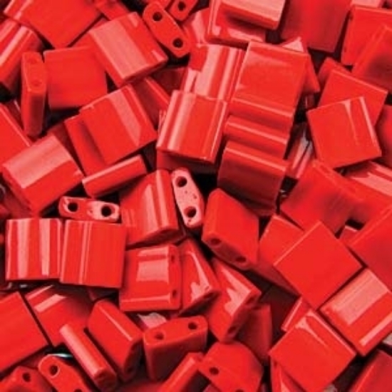 Picture of Miyuki Tila 408 Opaque Red x5g