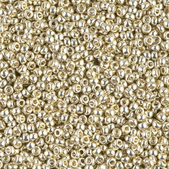 Picture of Miyuki Rocaille 8/0 4201 Duracoat Galvanized Silver x10g