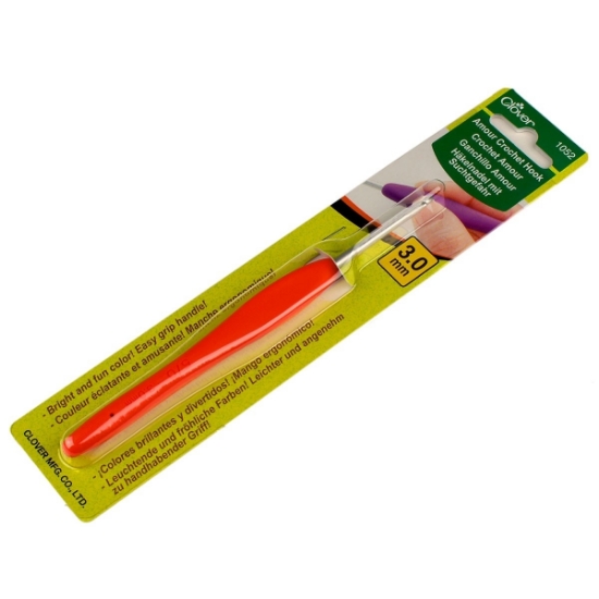 Picture of Clover Amour Crochet Hook orange 3,0mm