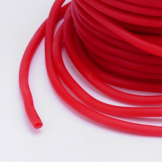 Picture of PVC hollow cord 2 mm Red  x1m