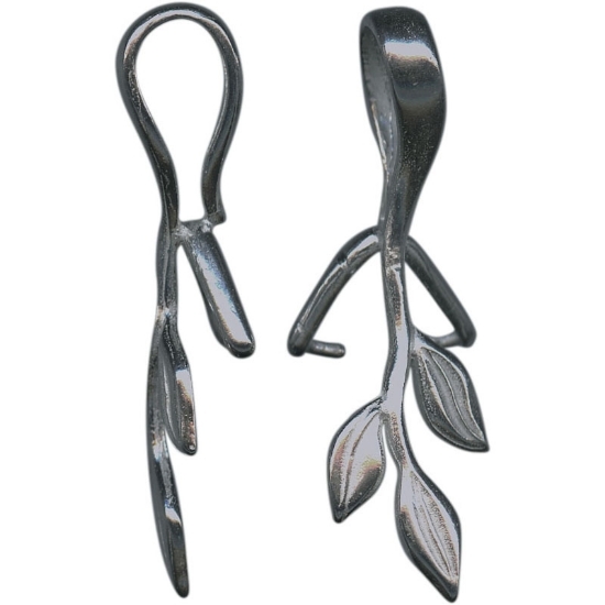Picture of JBB Prong Bail 3Leaf 34x11x6mm Gunmetal Plated x1