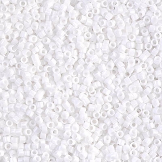 Picture of Miyuki Delica 11/0 DB200 Opaque White x10g