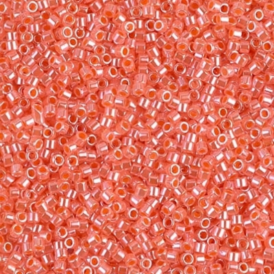 Picture of Miyuki Delica 11/0 DB235 Ceylon Color Lined Coral x10g