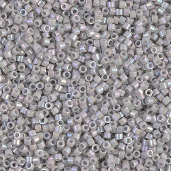 Picture of Miyuki Delica 11/0 DB1508 Opaque Light Smoke AB x10g