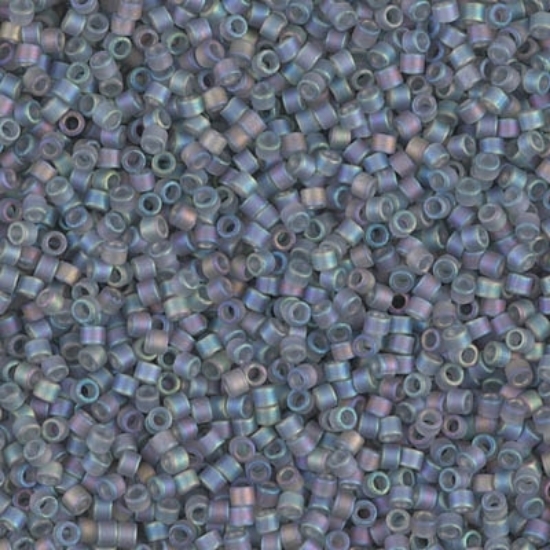 Picture of Miyuki Delica 11/0 DB863 Transparent Matte Rainbow Dove Grey x10g