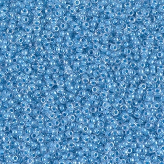 Picture of Miyuki Rocaille 15/0 221 Sky Blue Lined Crystal x10g