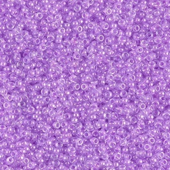 Picture of Miyuki Rocaille 15/0 222 Orchid Lined Crystal x10g