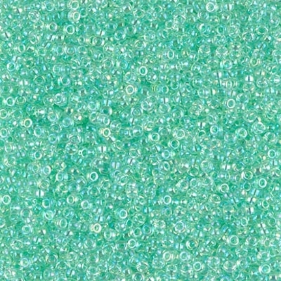 Picture of Miyuki Rocaille 15/0 271 Light Mint Green Crystal AB x10g