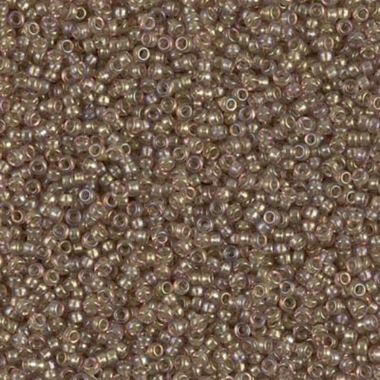 Picture of Miyuki Rocaille 15/0 1837 Spakling Taupe Lined Smoky Amethyst AB x10g