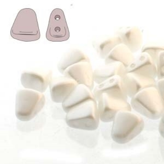 Picture of Nib-Bit 6x5mm Pastel White x10g