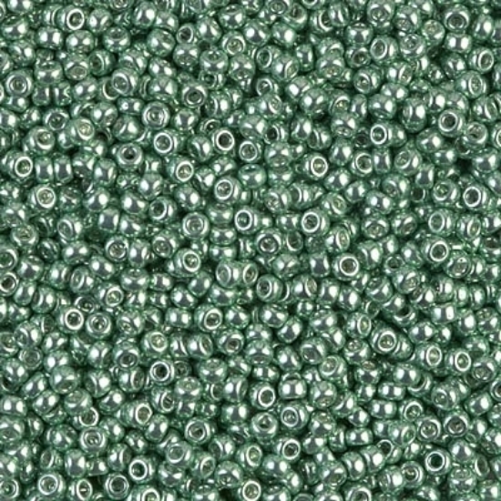 Picture of Miyuki Rocaille 11/0 1074 Galvanized Green x10g