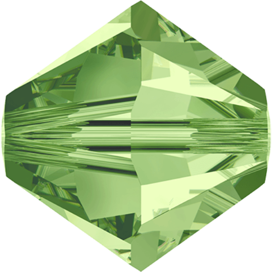 Picture of Swarovski 5328 Xilion Bead 3mm Peridot x100