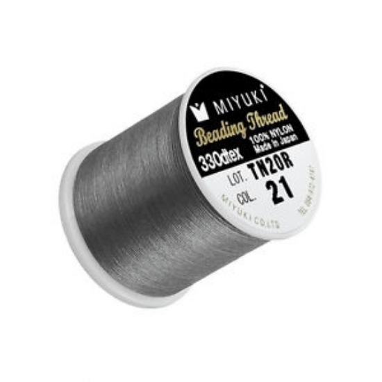 Picture of Miyuki Nylon Beading thread 0.2mm Earl Grey (n°21) x50m
