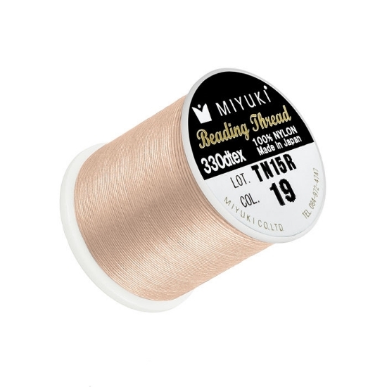 Picture of Miyuki Nylon Beading thread 0.2mm Peach Blossom (n°19) x50m