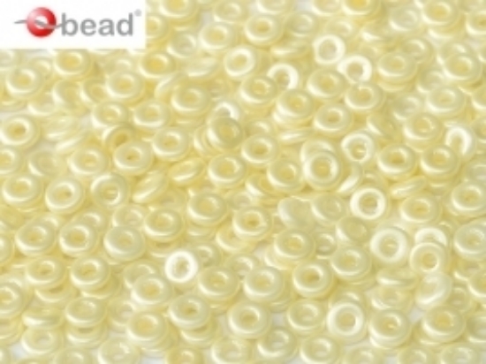 Picture of O Bead 4mm Pastel Cream x5g