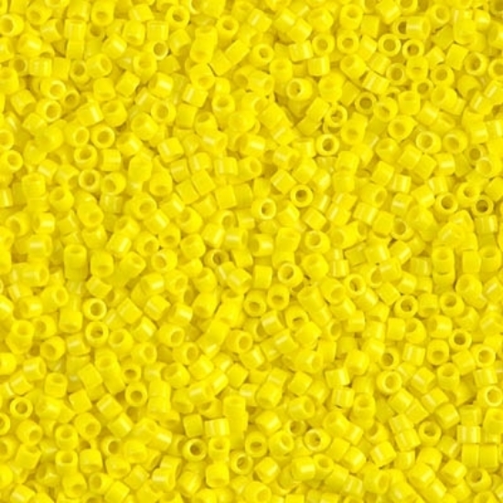 Picture of Miyuki Delica 11/0 DB721 Opaque Yellow x10g