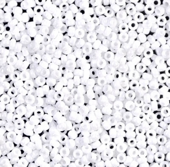 Picture of Miyuki Rocaille 11/0 402 Opaque White x10g