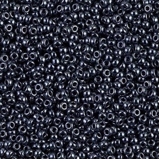 Picture of Miyuki Rocaille 15/0 451 Gunmetal x10g