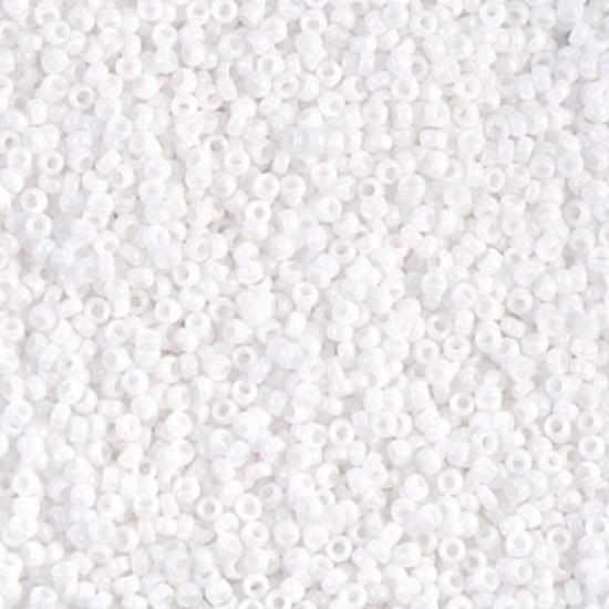 Picture of Miyuki Rocaille 15/0 402 Opaque White x10g