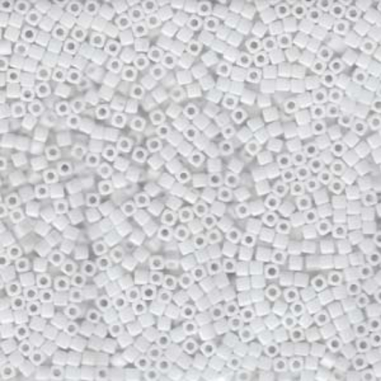 Picture of Miyuki Cubes 1.8mm 402 Opaque White x10g