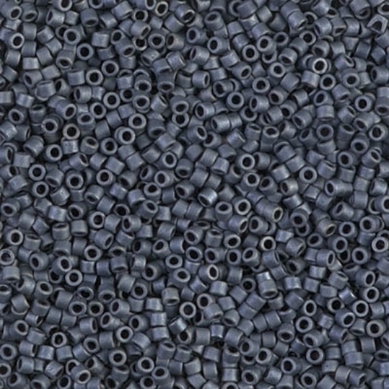 Picture of Miyuki Delica 11/0 DB301 Mat Blue Grey x10g