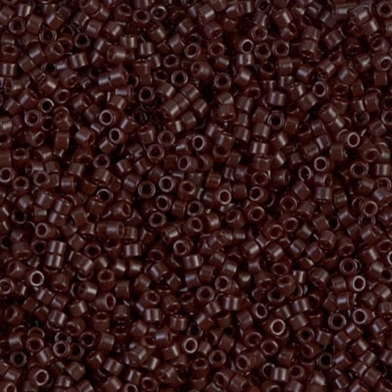 Picture of Miyuki Delica 11/0 DB734 Opaque Dark Chocolate x10g