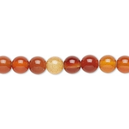 Picture of Red Agate bead 10mm x5