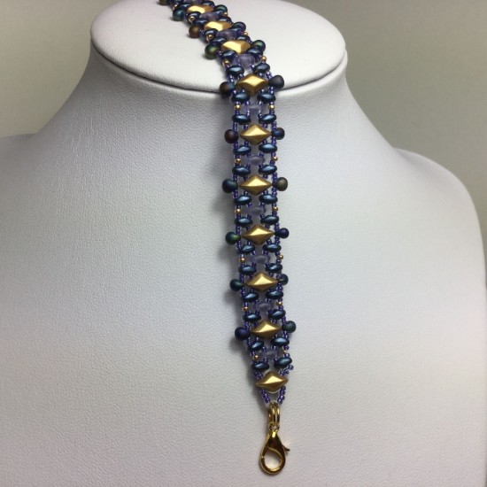 Bild von Beading Kit - Armband - Lovena - Blauw