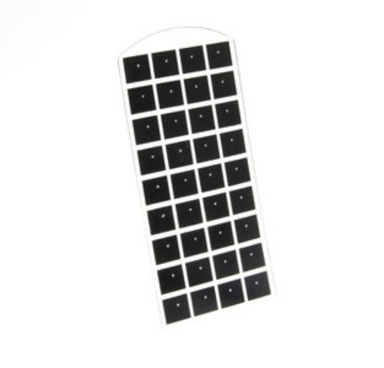 Image de Earrings Display acrylic 18x9cm Black x1