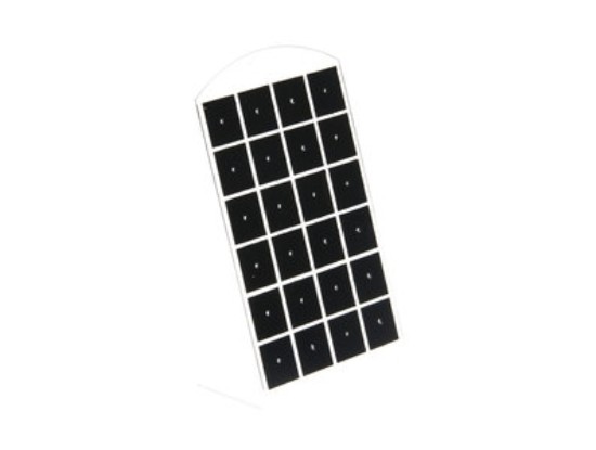 Image de Earrings Display 13x8cm Black x1