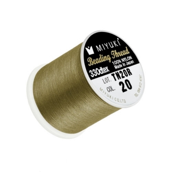 Picture of Miyuki Nylon Beading thread 0.2mm Semolina (n°20) x50m