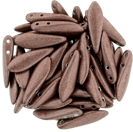 Picture of CzechMates Daggers 2 holes 5x16mm Saturated Metallic Butterum x25