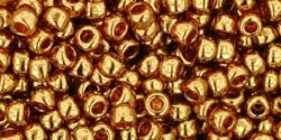 Picture of Toho 8/0 421 Gold-Lustered Transparent Pink x10g