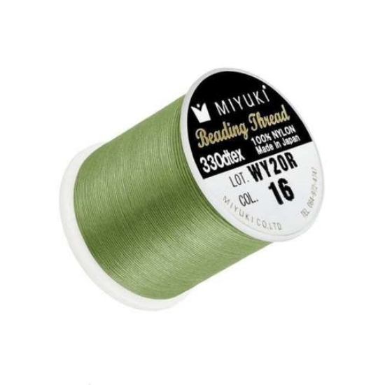 Picture of Miyuki Nylon Beading thread 0.2mm Peridot (n°16) x50m