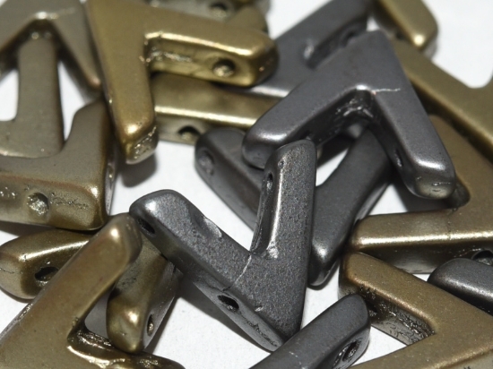 Picture of Ava Bead 10x4mm Zinc Iris x10