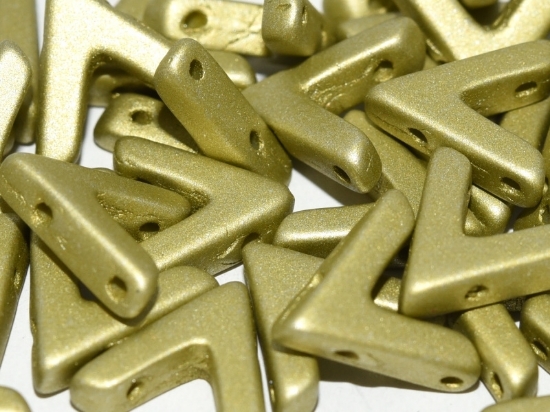 Picture of Ava Bead 10x4mm Alabaster Metallic Green x10