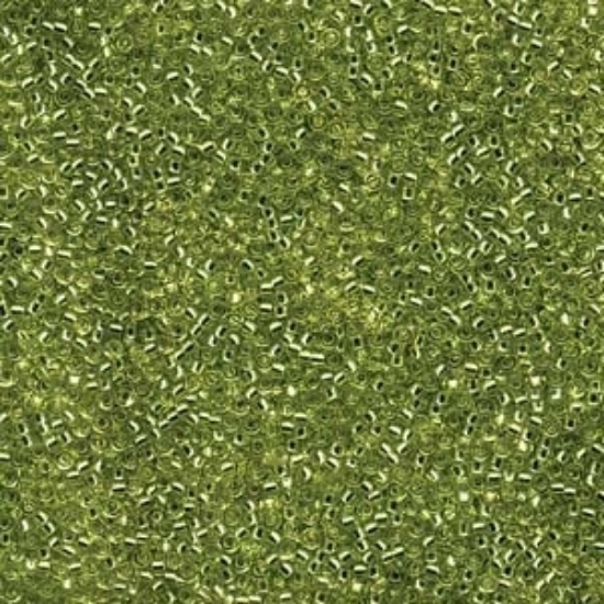 Picture of Miyuki Seed Beads 15/0 14 Silver Lined Chartruese x10g