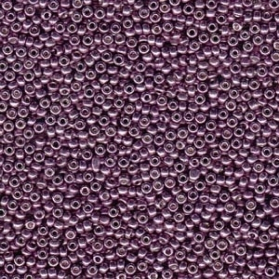 Picture of Miyuki Rocaille 15/0 4220 Duracoat Galvanized Eggplant x10g