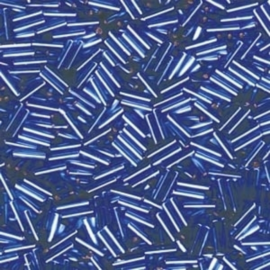 Picture of Miyuki Bugles 6mm BGL2-19 Silver Lined Sapphire x10g