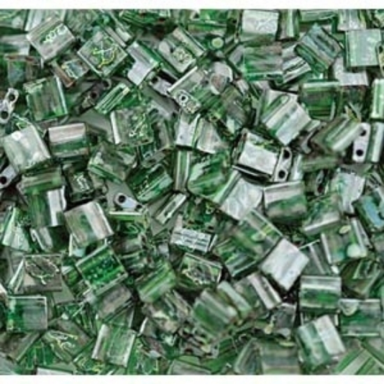 Picture of Miyuki Tila TL4507 Picasso Transparant Green x5g