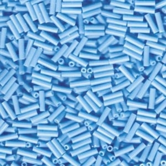 Picture of Miyuki Bugles 6mm 413 Opaque Turquoise Blue  x10g