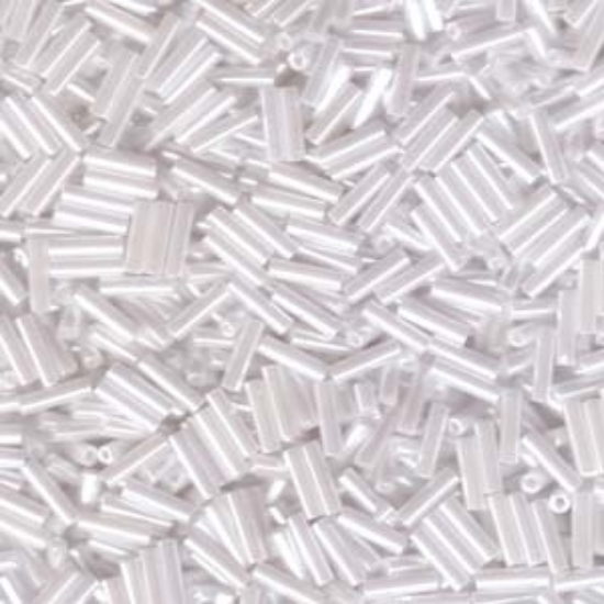 Picture of Miyuki Bugles 6mm BGL2-528 White Pearl Ceylon x10g