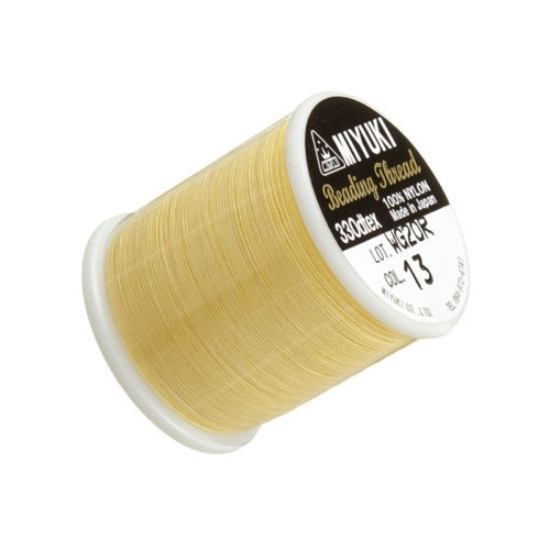 Picture of Miyuki Nylon Beading thread 0.2mm Yellow (n°13) x50m