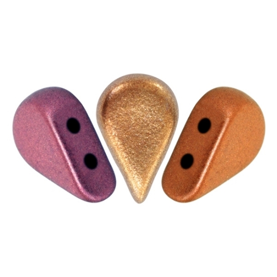 Picture of Amos® by Puca® 5x8mm Yellow Gold Metallic Iris x10g
